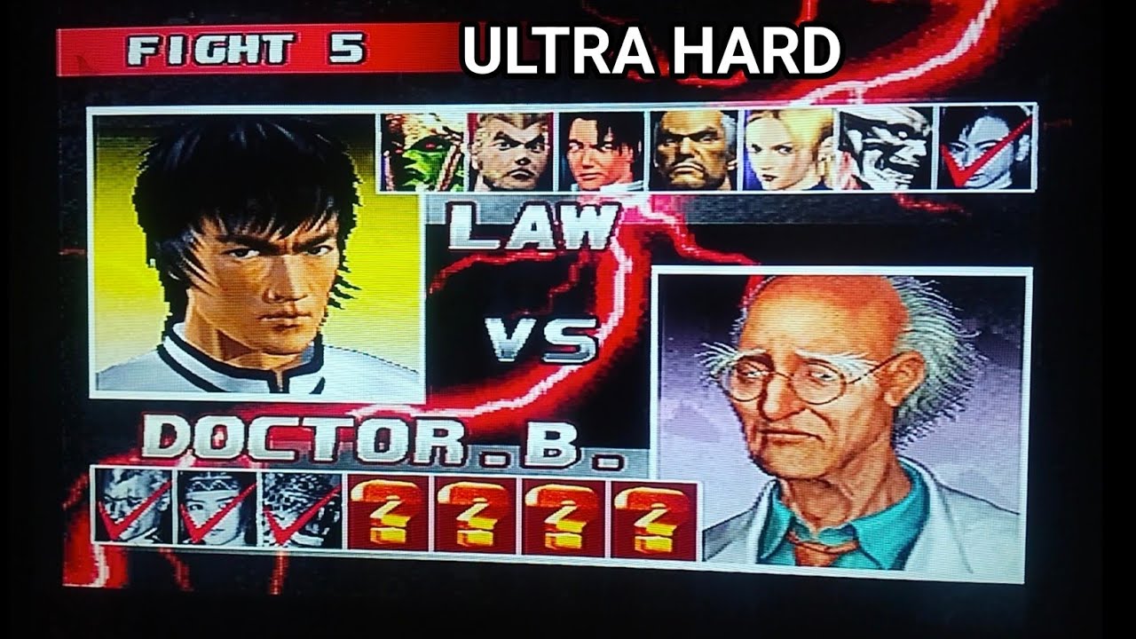 Tekken 3 Team Battle CPU vs Me | Ultra Hard | Classic Gameplay #1