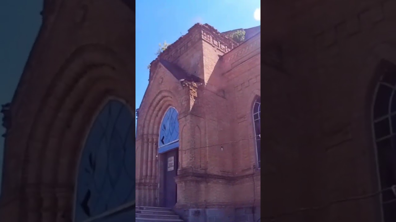 Бывшая лютеранская кирха Св. Петра и Павла в селе Терсянка #кирха
