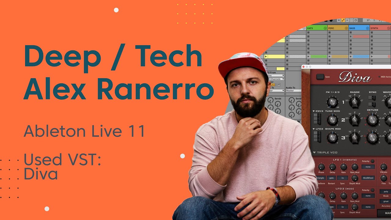 Deep Tech House like Alex Ranerro from scratch. Ableton Live Project.