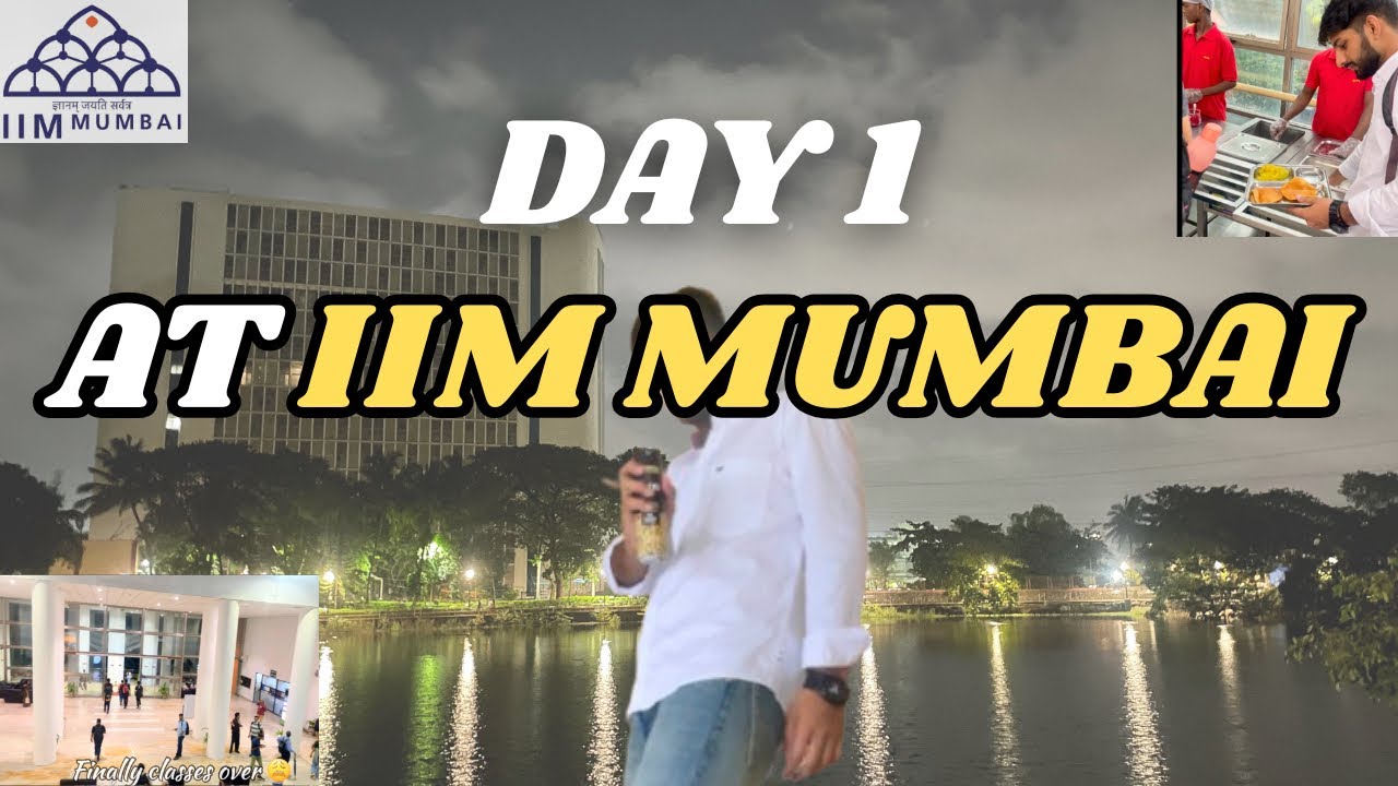 Day 1 at IIM MUMBAI | First Day Experience, Routine, Campus Life & More! ✨