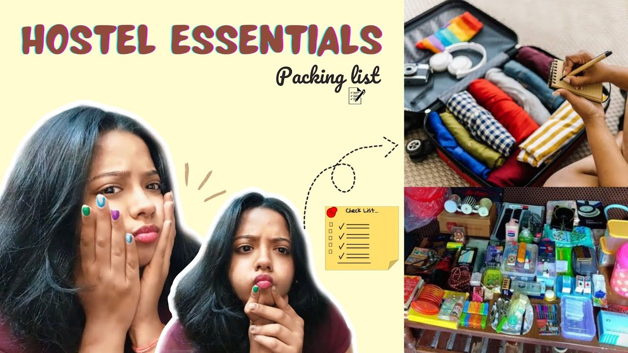 Hostel Essentials | What to pack for Hostel | Packing list | Symbiosis | SLS Pune || Yashika Garg