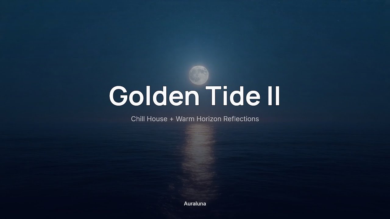 Golden Tide II ✨｜Chill House + Warm Horizon Reflections｜Sunset & Lounge Moments