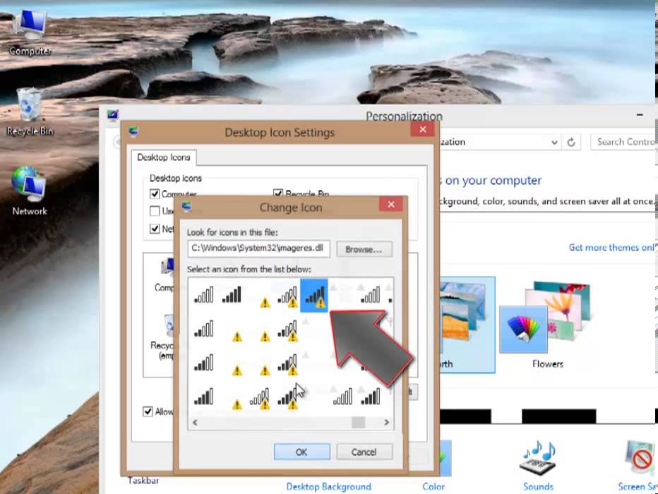 How to Customize / Change your desktop folders default Icons - Learn to customize desktop icons