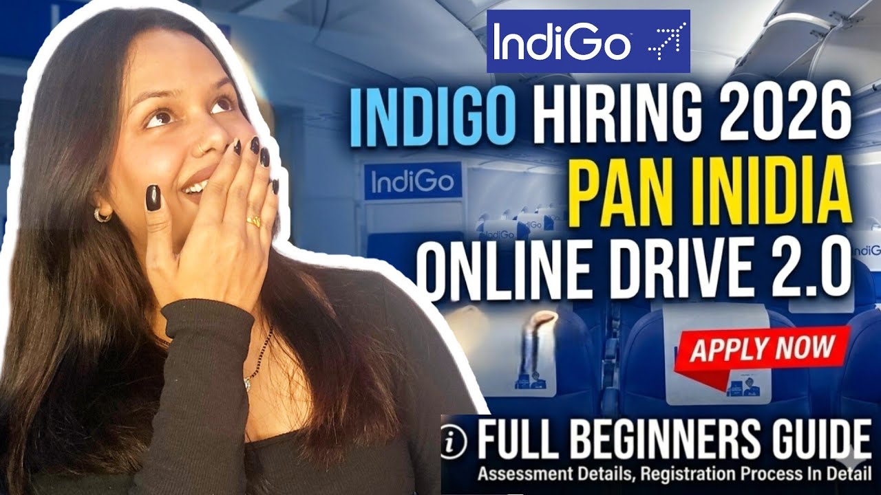 🔥IndiGo's Airport Operations Online Drive - PAN India 2.0 | Form Fill Up + Assessment Details👇