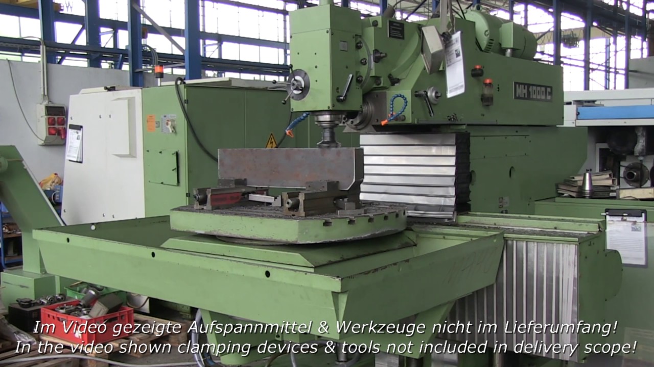 MAHO MH 1000 C 4-Axis Universal CNC Milling Machine / Universalfräsmaschine