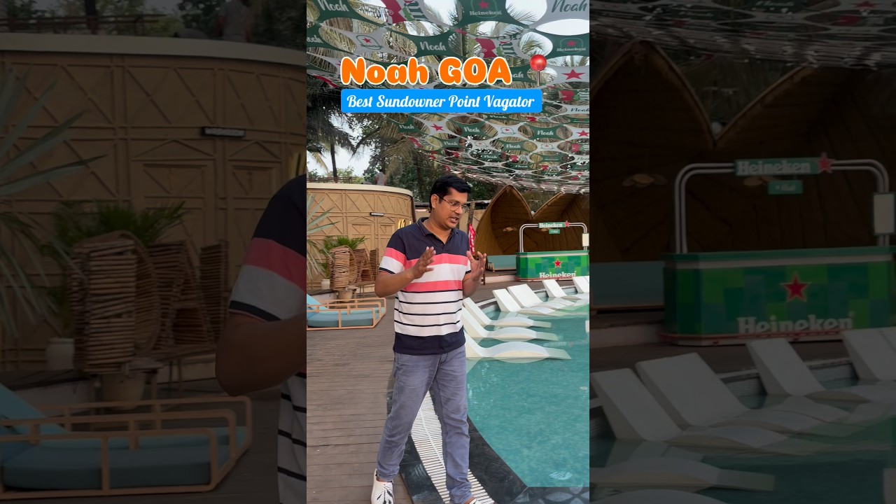 Noah Beach Club Goa 🏝️ Full Tour | Goa&rsquo;s Most Beautiful Beach Club 2026 | Goa Trip | Vacation #goa
