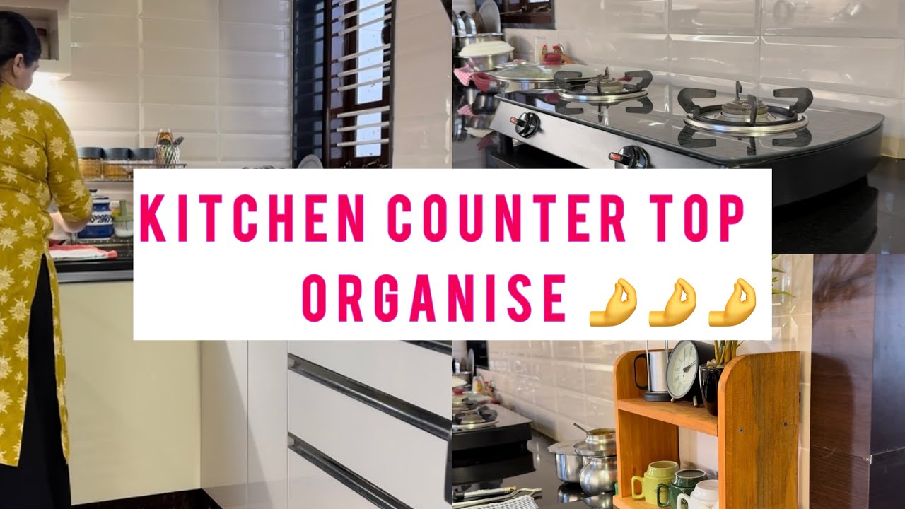 ಹೊಸ ಮನೆ ಕಿಚನ್ counter top ಗೆ ಏನೆಲ್ಲಾ organising ಮಾಡಿರುವೆ,,| kitchen counter top organise  
