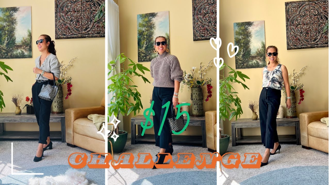 $15 Thrift haul Challenge 4 Pieces