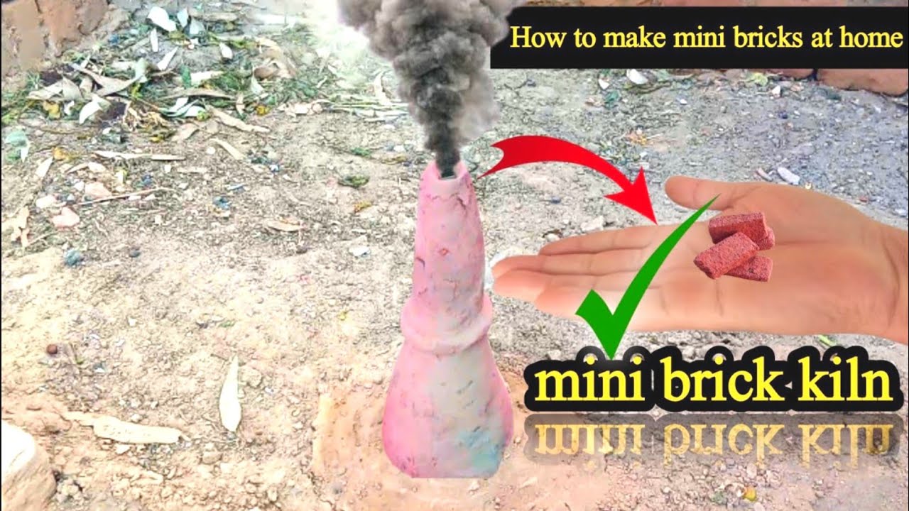 Mini Kiln | How To Make Mini Brick | Mini Brick Factory | Mini Brick Baking Machin | DIY Mini Bricks