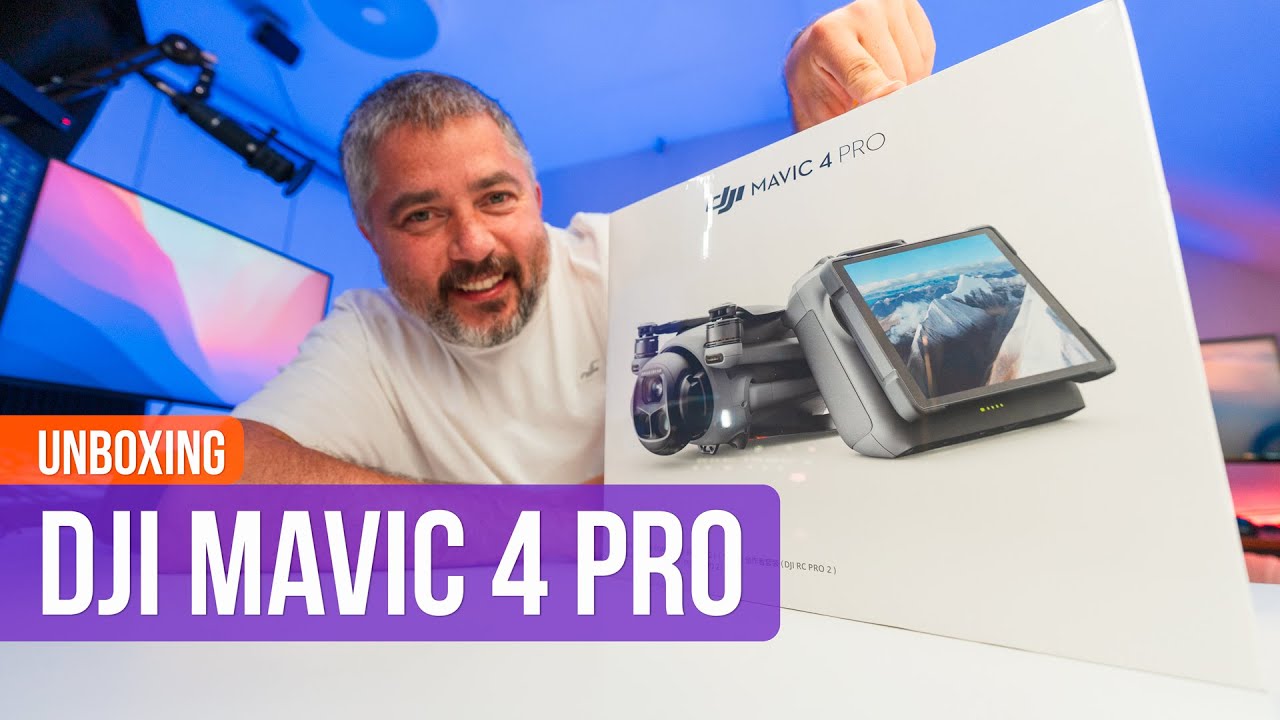 DJI Mavic 4 Pro Creator Combo live unboxing