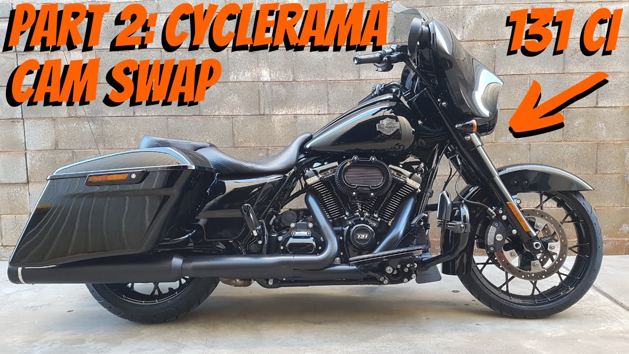 Part2: CR512 Cam Swap / 131ci StreetGlide / Fullsac Header Pipe / APE / Hot Up Kit