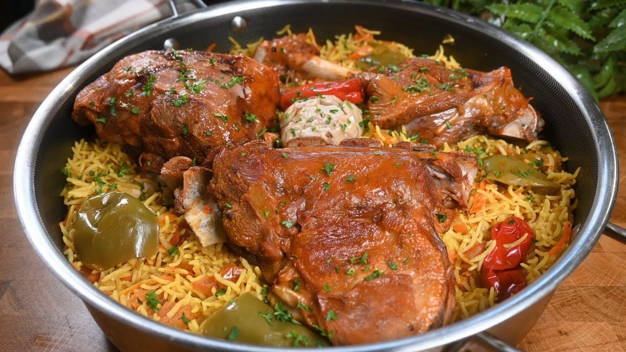 Рецепт арабской ноги ягненка с рисом Кабса! Великолепно для пиршества!