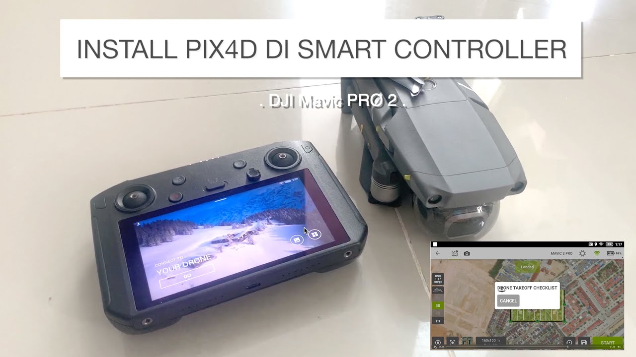 Cara Install Pix4D pada Smart Controller Mavic Pro 2 | How to install Pix4D on DJI Smart Controller
