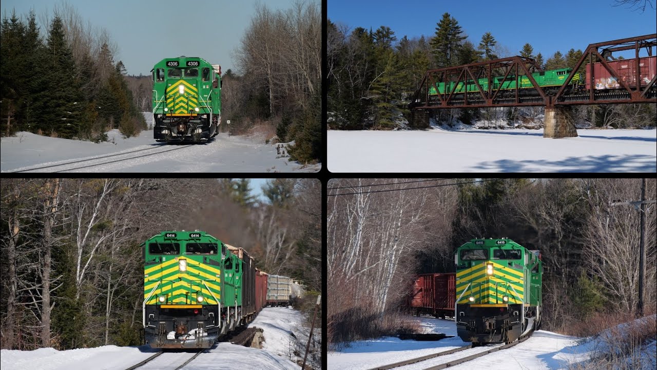 4 Train Day with Maine Northern Railway & Eastern Maine Railway 2/19/26