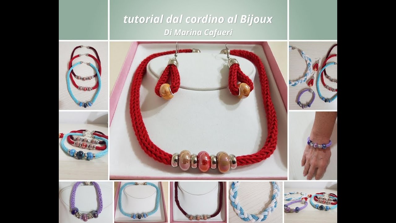 Tutorial completo, dal Cordino Tricottino, al montaggio bijoux