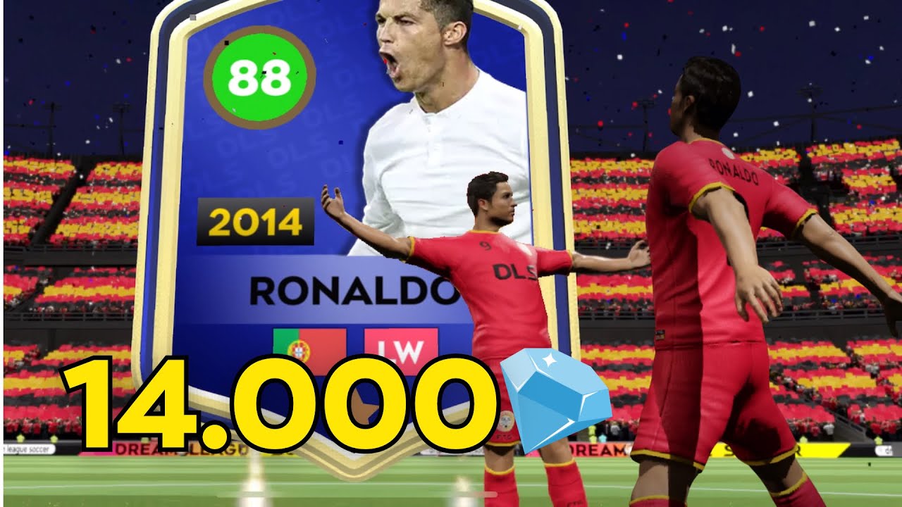 Use 14,000💎 Unlock Ronaldo 88 Champions in Dream League Soccer