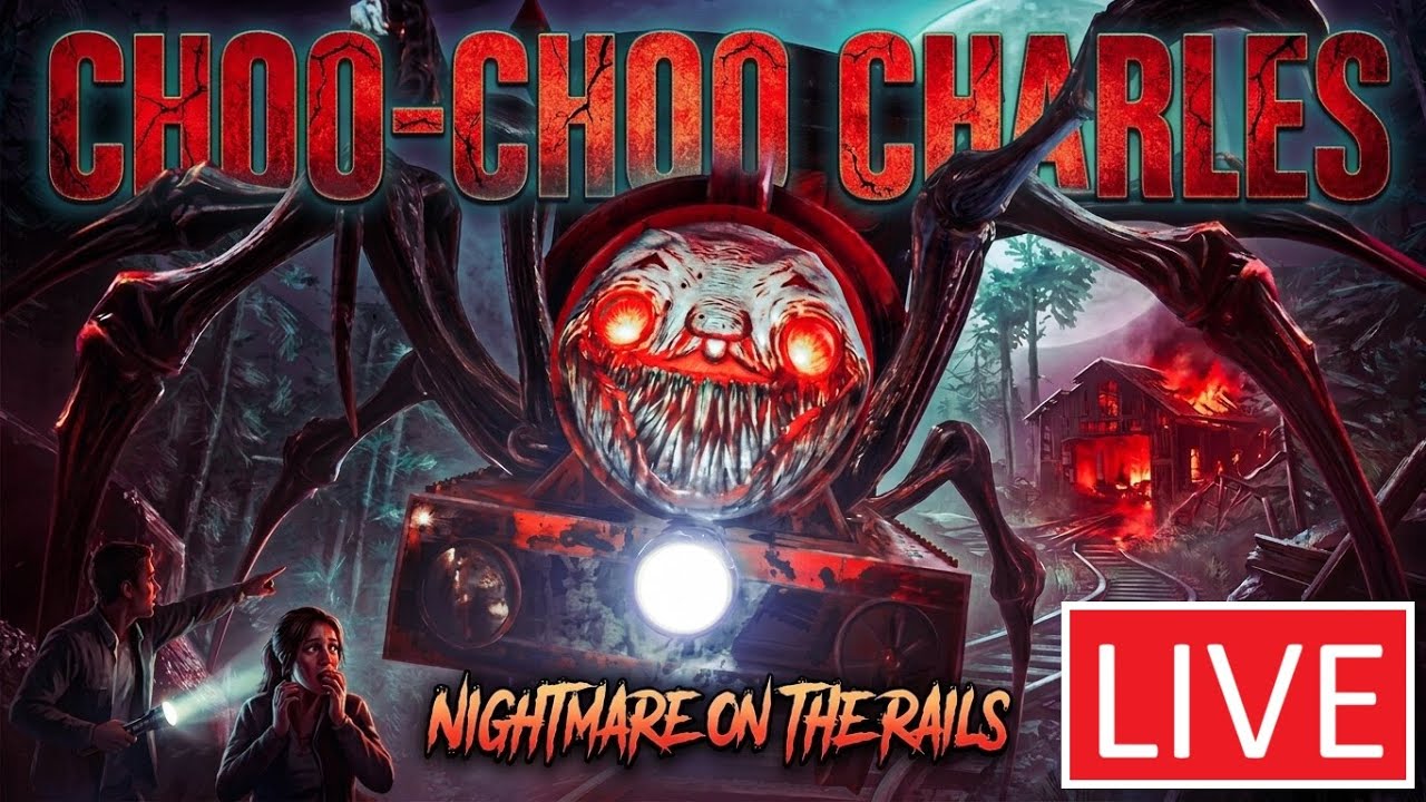 GRANNY SE BHI KHATARNAK? || Choo-Choo Charles Live Stream | #HorrorGame #HindiGaming #iphone16promax