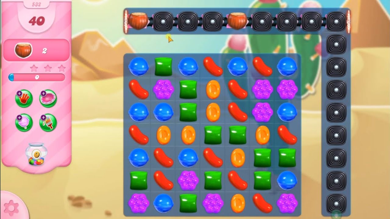 Candy Crush Saga Level 532 NO BOOSTERS