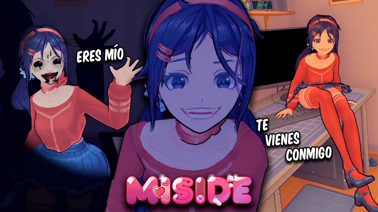 Me Conseguí una Novia Virtual pero me Atrapa en su Mundo Digital 😱 (es Yandere) | Miside Completo