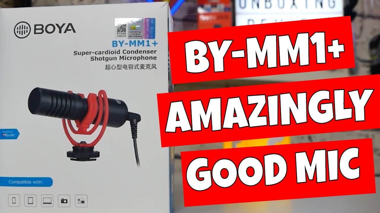 Boya BY MM1+ BEST SOUNDING Mini Shotgun Mic For DSLR & Mobile