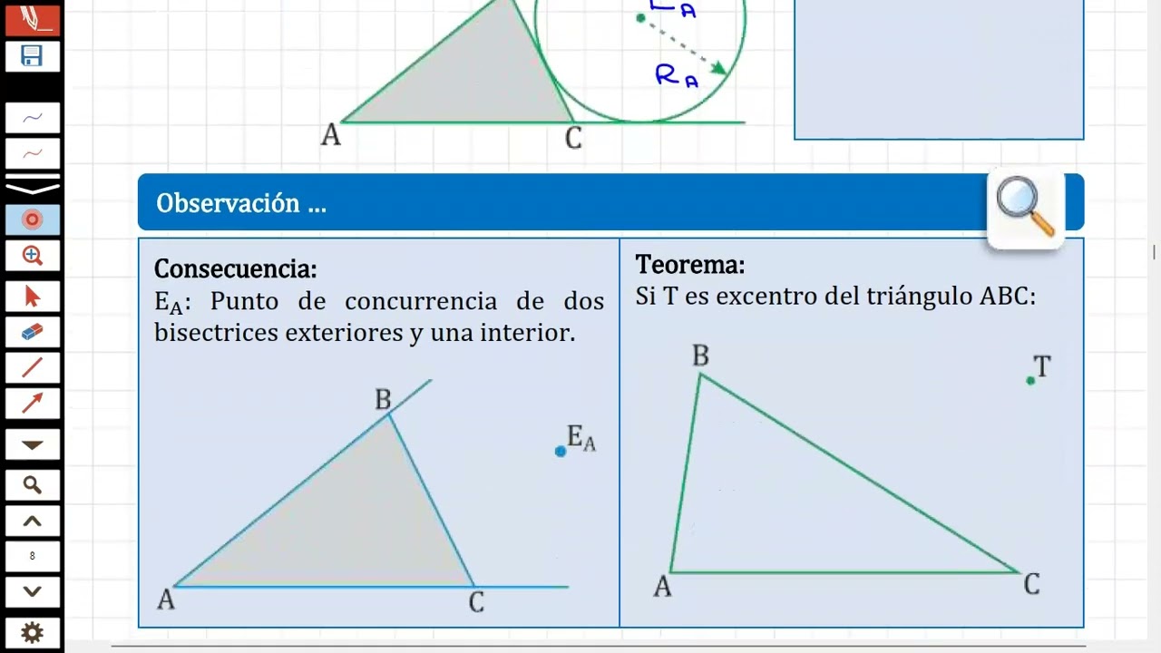 EXCENTRO - TEORÍA - TEOREMAS