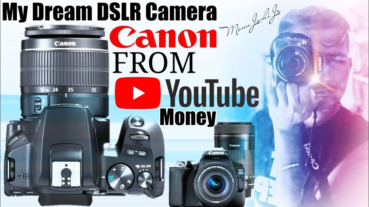 Monu Joshi Jr DSLR Camera From YouTube Money | Canon 200 D Mark 2 | First Camera Of Monu Joshi Jr