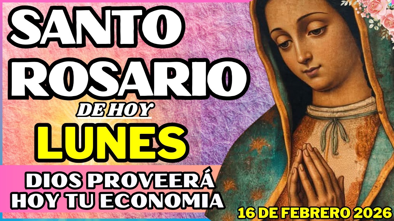 PONGO EN TUS MANOS MIS DEUDAS - SANTO ROSARIO DE HOY LUNES 16 -No Pierdas la Paz por Angustia