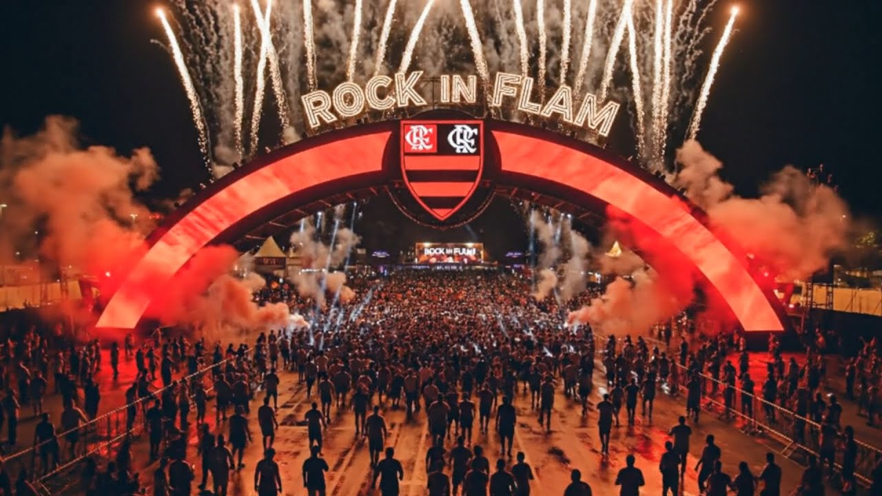 Rock in Fla – O Maior Festival Rubro-Negro do Mundo (Trailer Criado por IA)