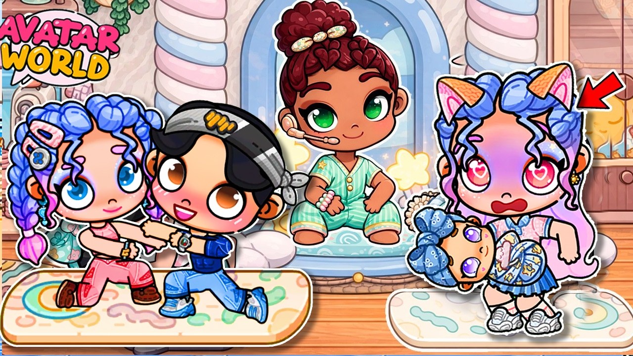 МОЯ СЕМЬЯ УДОЧЕРИЛА РУМИ ЗОЮ И МИРУ 😱 ДЕТСКИЙ ДОМ МАЛЫШИ 💕 ИСТОРИЯ AVATAR WORLD  РУТИНА ОБНОВЛЕНИЕ