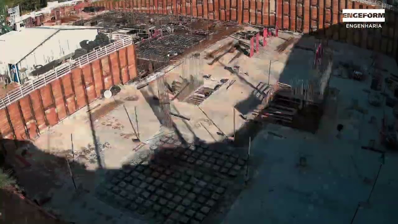 Timelapse Obras -  Engeform Engenharia - FourC Bilingual | da Nova Expansão em Bauru – Em andamento