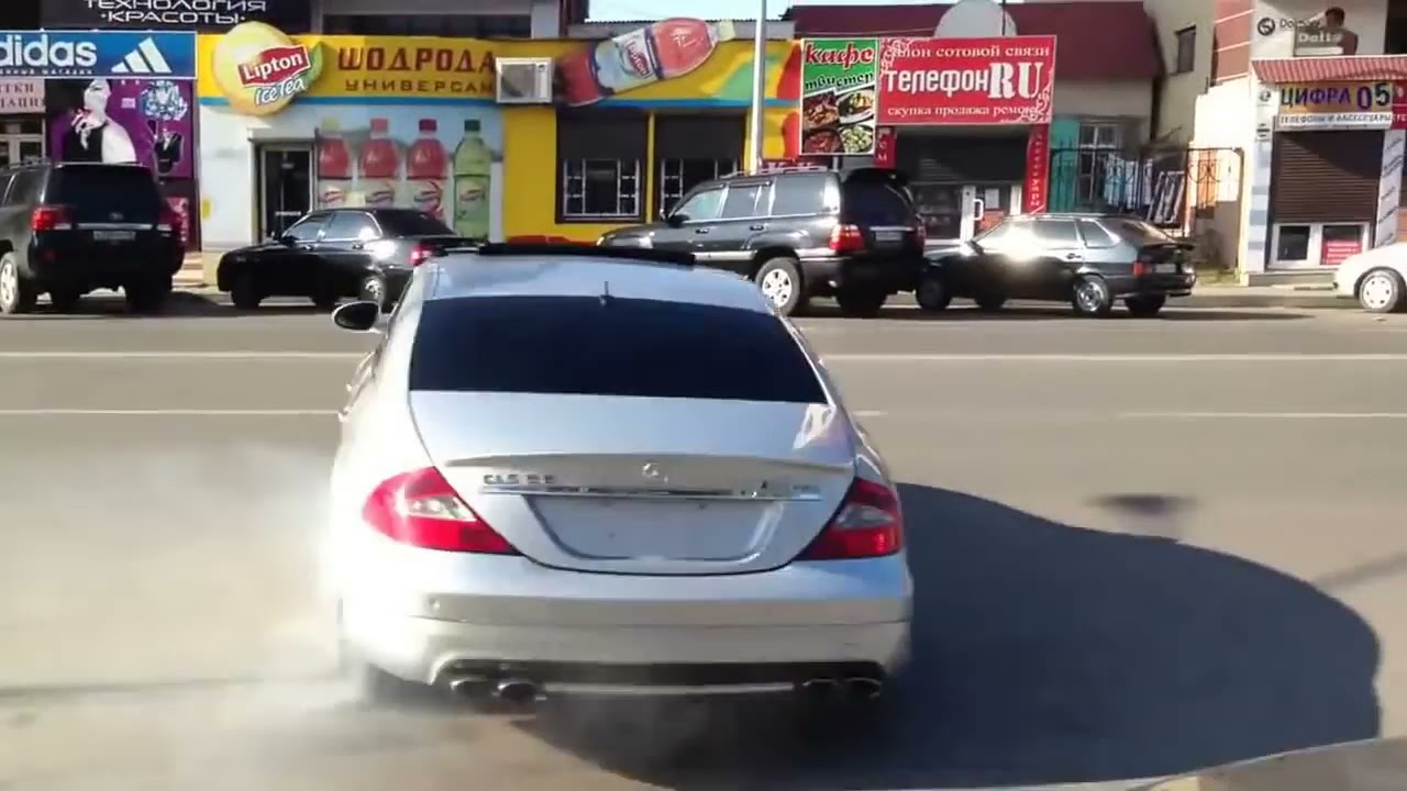 Mercedes cls 55 v8 kompressor drift