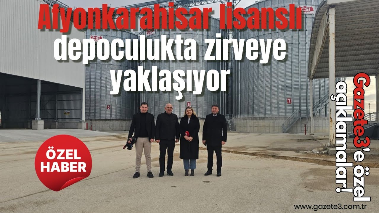 Afyonkarahisar lisanslı depoculukta zirveye yaklaşıyor