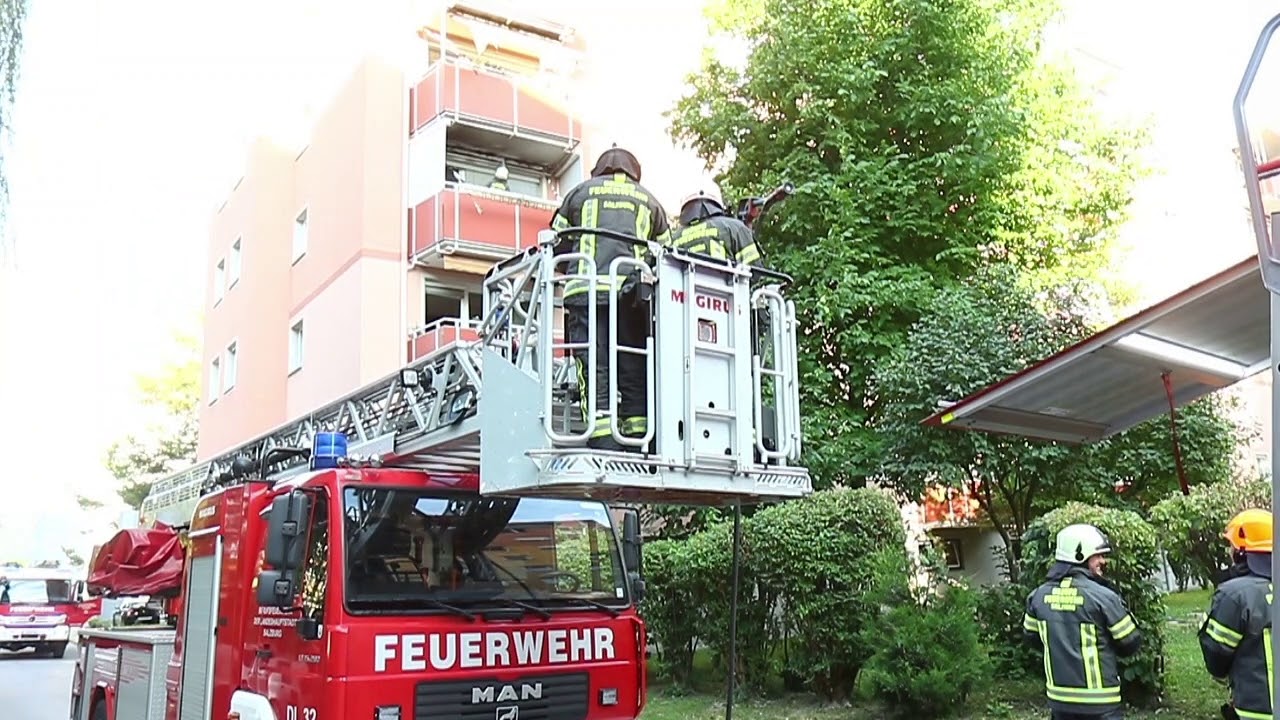 Balkonbrand in Lehen