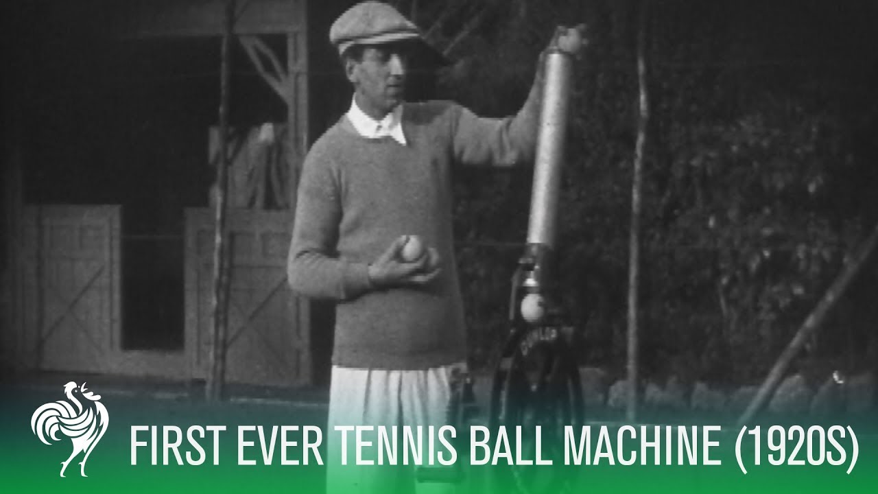First Ever Tennis Ball Machine Used By Rene Lacoste (1920s) | Sporting History