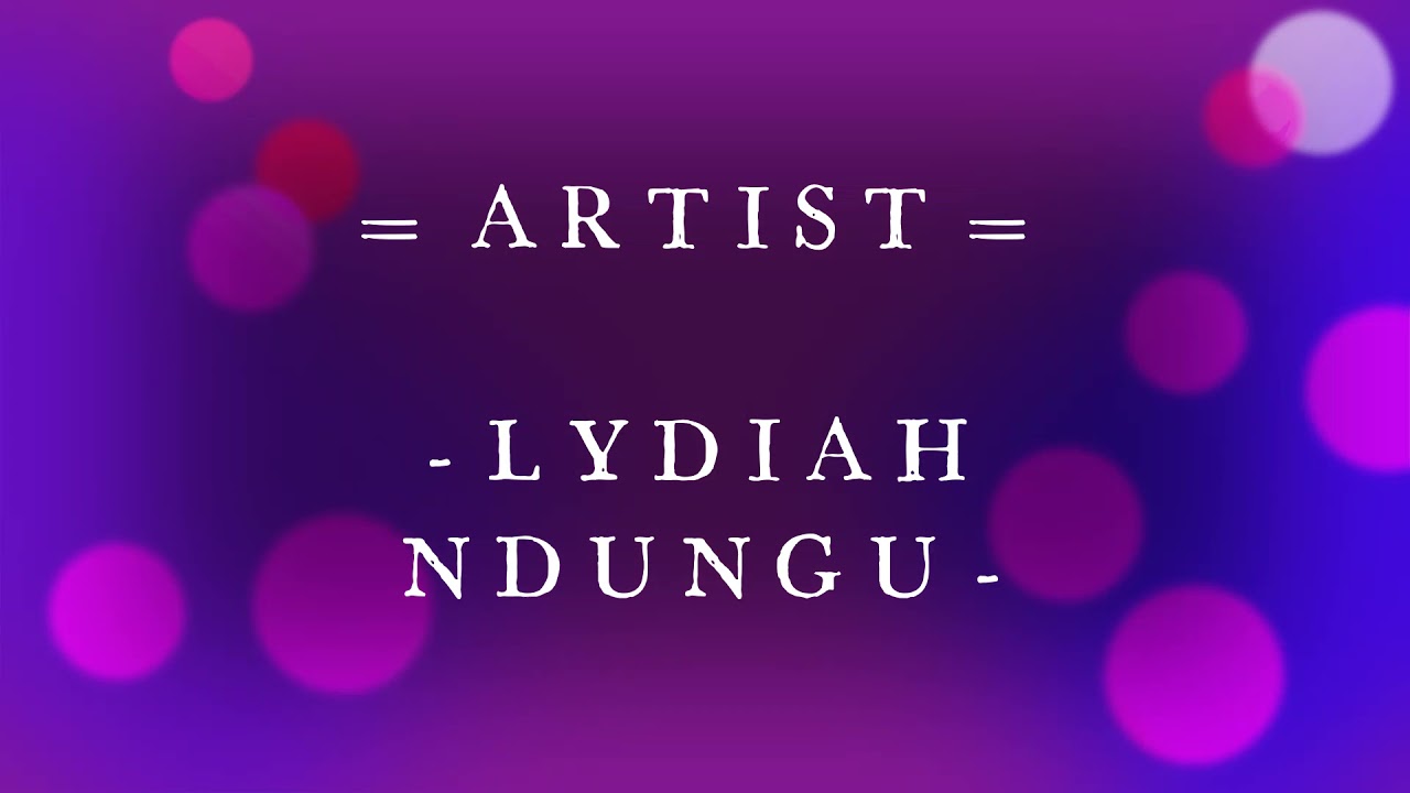 ELOAH  - LYRICS VIDEO BY LYDIAH NDUNGU