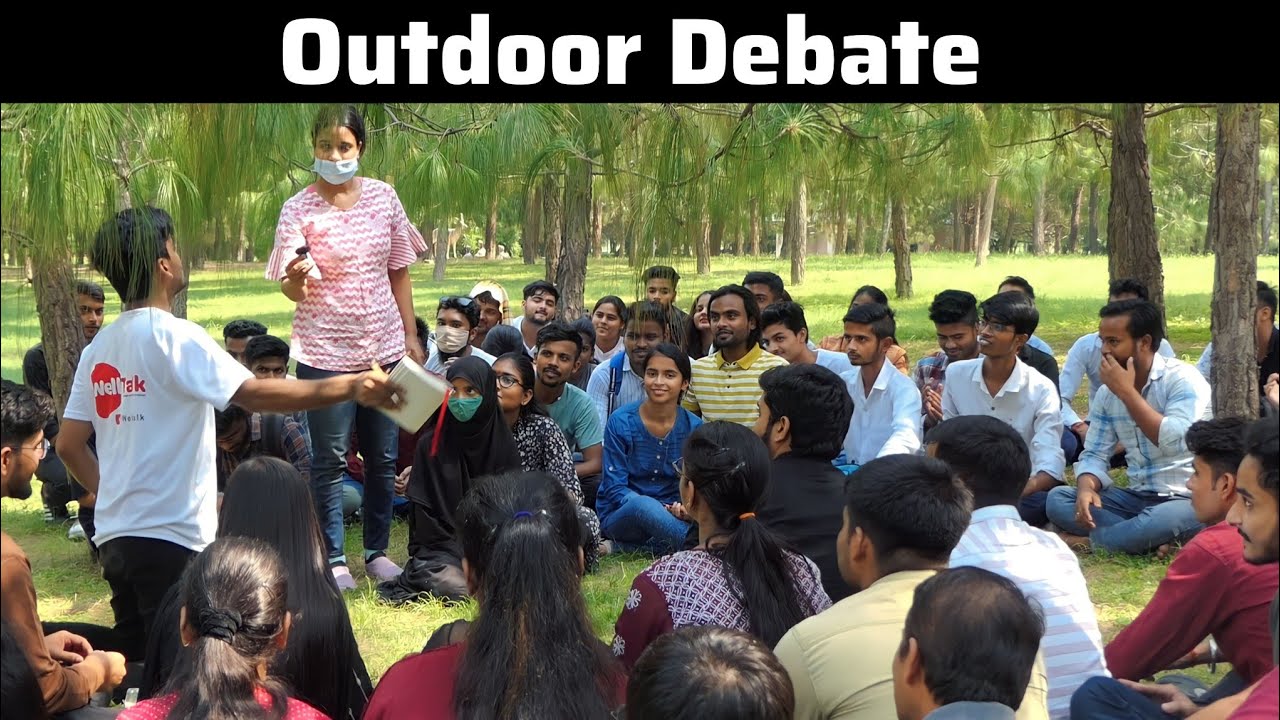 Outdoor Debate | Job vs business| Outdoor activity | Spoken English | WellTalk Institute