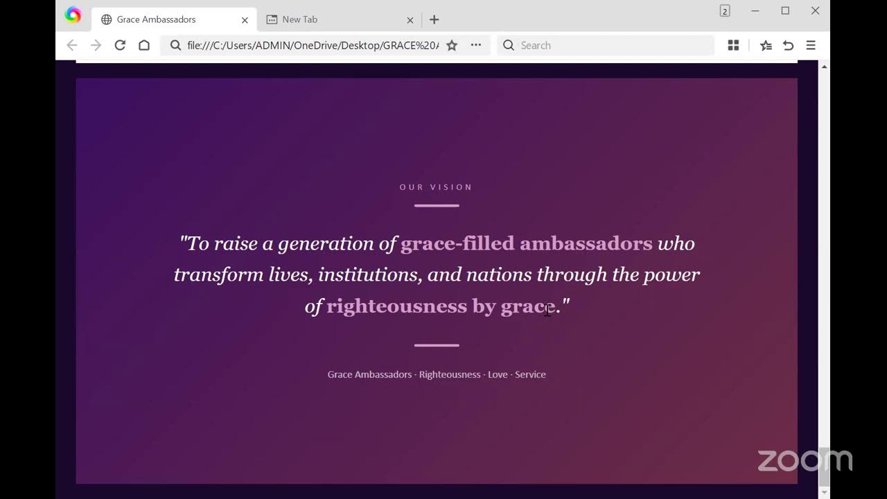 Grace Ambassadors 20326: Pastor Sylvester Ojobo