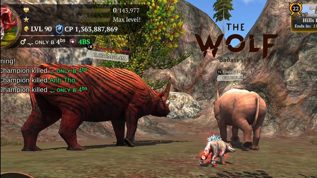 the wolf - Big Elasmotherium Chmp❗#thewolf