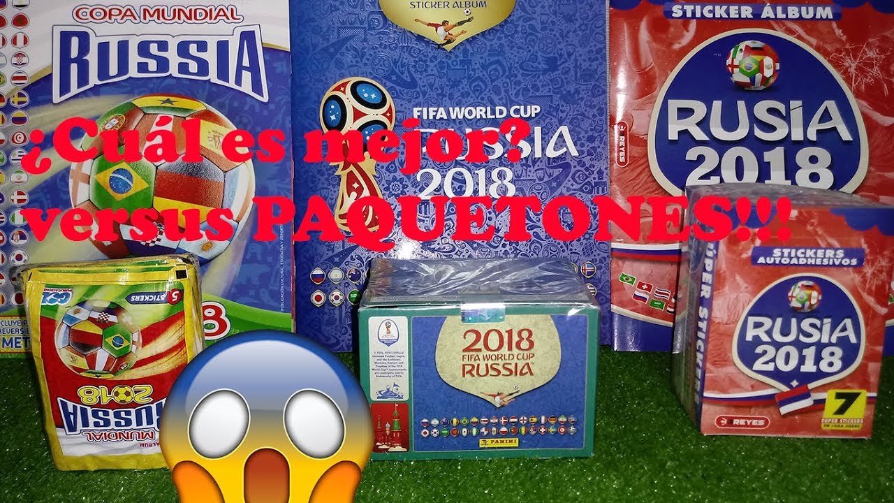 Mundial Rusia 2018: VERSUS de PAQUETONES PANINI - 3 REYES Y GOL PUBLICATIONS