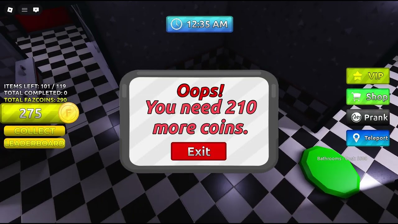 Playing Freddy's Tycoon Remastered (part 1)