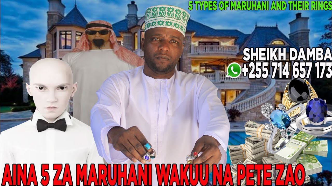 AINA 5 ZA MARUHANI WAKUU NA PETE ZAO