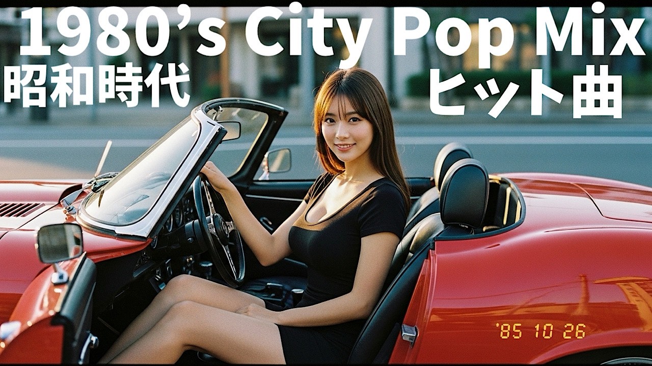 【1980's City pop】 疲れた日の気分によりそう最高にシティーポップなドライブLofiチルポップ｜Japan Lofi Chill Pop｜ストレス解消＆リラックス＆集中【作業