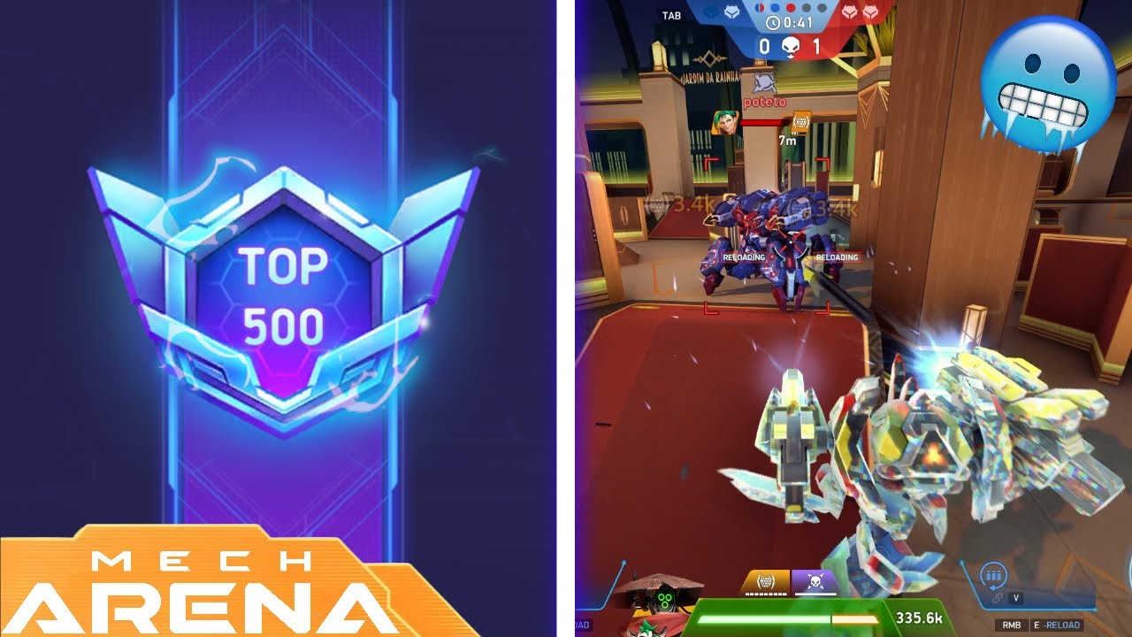 Fighting top 500 in hangar showdown🥶| Mech Arena