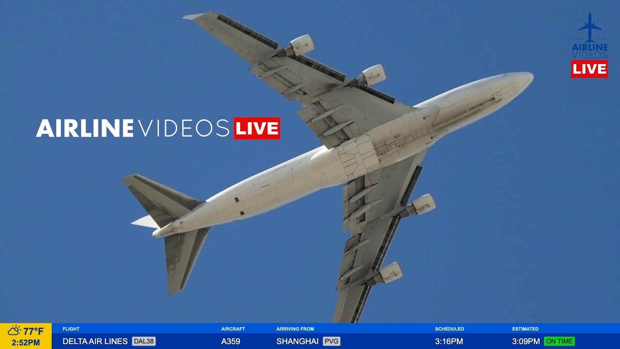 Heavy Jets ROARING Off Runway 6R During Reverse Operations at LAX!