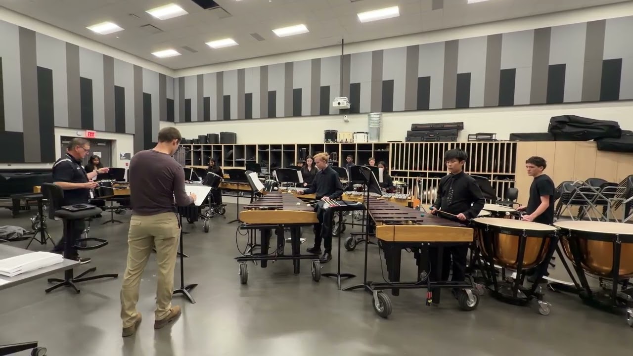 2026 ECMS Percussion Clinic | Riptide | (Red and White Varsity Bands)