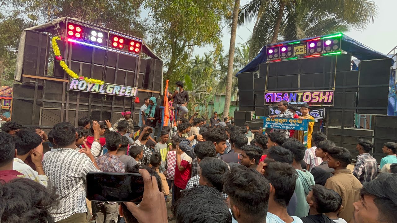 ROYAL GREEN MUSICAL vs JAJPUR SANTOSHI MUSICAL heavy competition in 📍DUTIALA KENDRAPADA ❤️‍🔥🤯😳