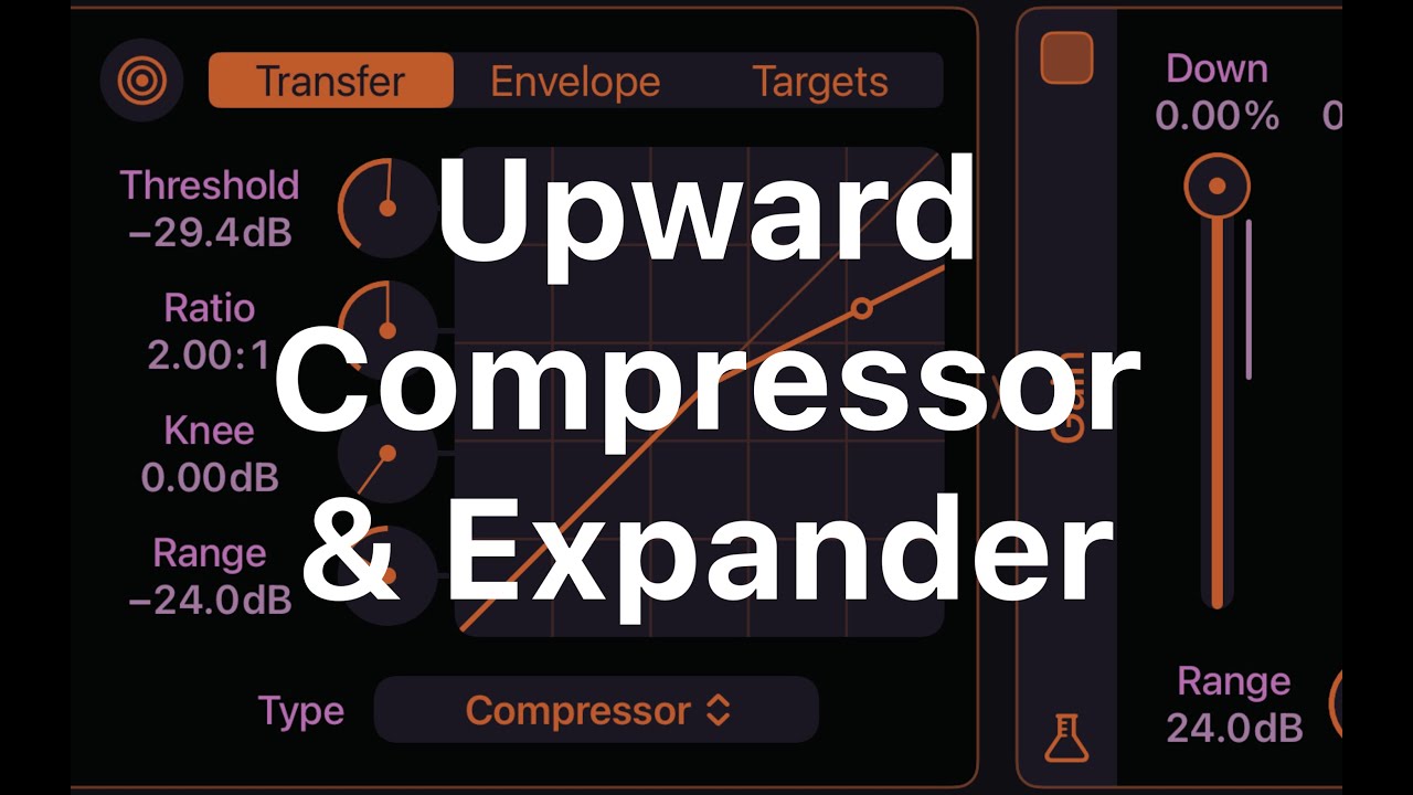 Gain Computer Part 3: Create Upward Compressors & Expanders