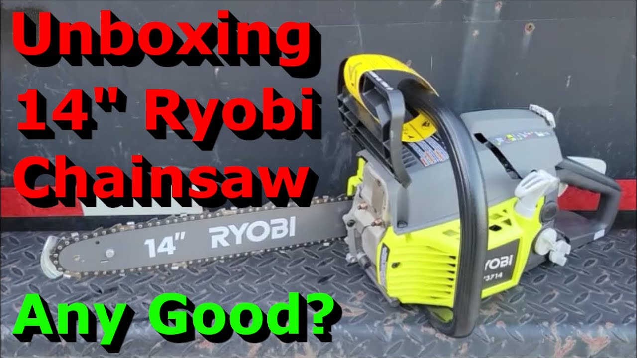 Unboxing a Ryobi Chainsaw | Ryobi 14