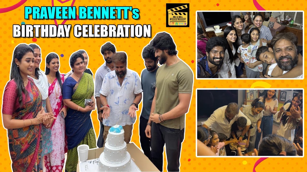 Praveen Bennett Birthday Celebration ❤️ # friends like #family #mahanadhi 