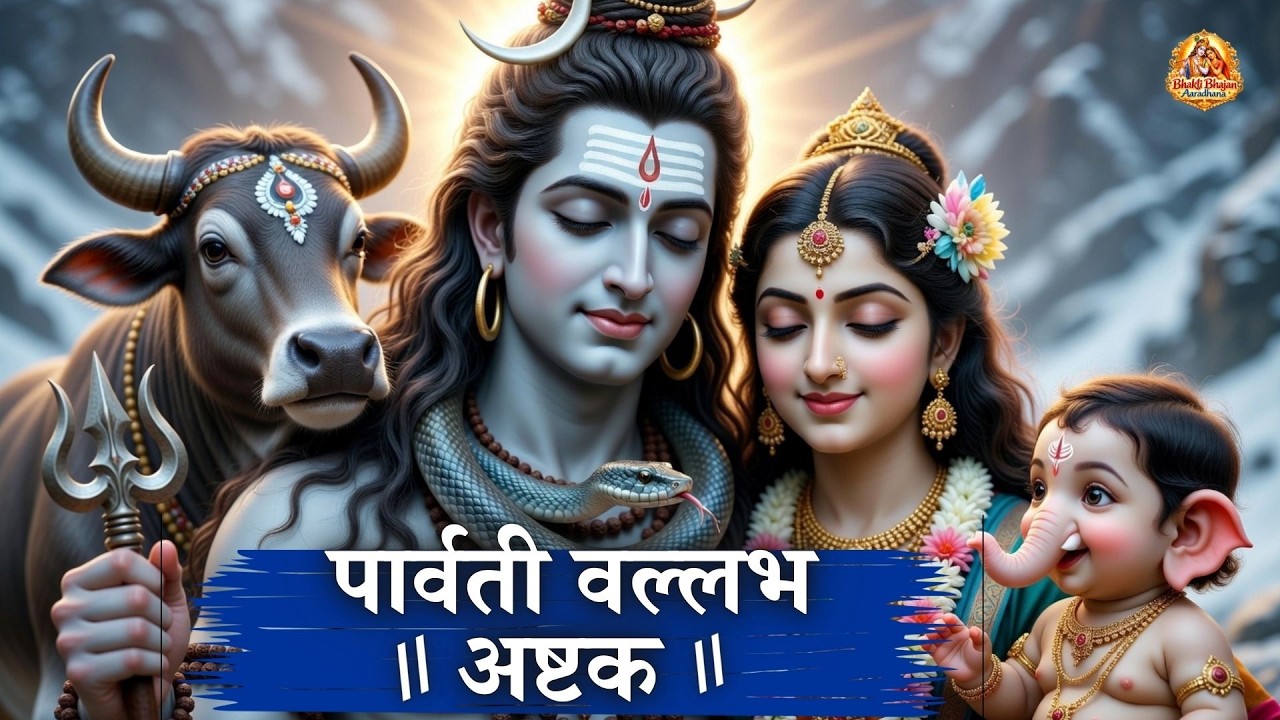 Parvati Vallabh Ashtakam | Powerful Shiva Stotram | Shiv PArvati Stotra | Shiv Stuti